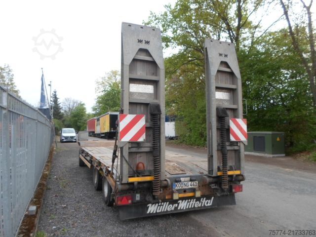 Remolque de plataforma baja MÜLLER-MITTELTAL T 3-Profi-30 To. 3 Achser