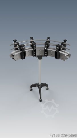 90°-os szállítószalag-kanyar, 100 mm szélesség, R500  ID3429