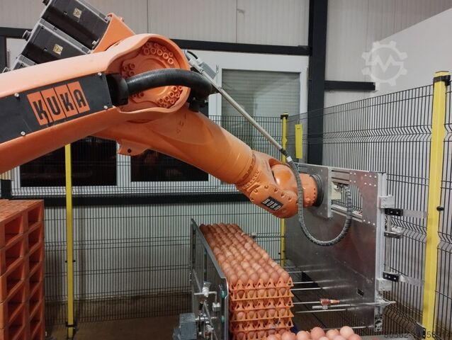 Kuka KR150 Eggs palletizing robot 