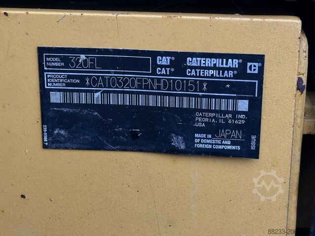 Tela-alustainen kaivinkone CAT 320FL