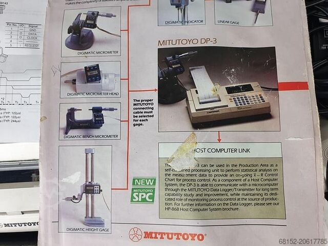 Mitutoyo DP-3 lommeregner Mitutoyo DP-3