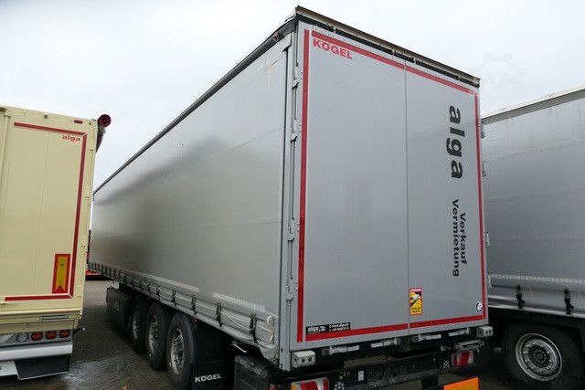 Auflieger mit Pritsche & Plane KÖGEL SN 24, Edscha, Palettenkasten, Luft-Lift, BPW