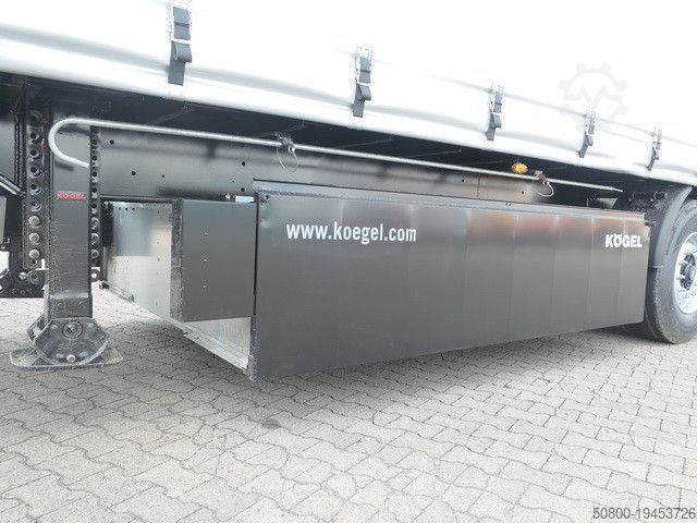 Auflieger mit Pritsche & Plane KÖGEL SN 24, Edscha, Palettenkasten, Luft-Lift, BPW