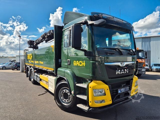 Камион со платформа MAN TGS 26.420 6x2-4 LL Hiab 177K PRO 2 Stück