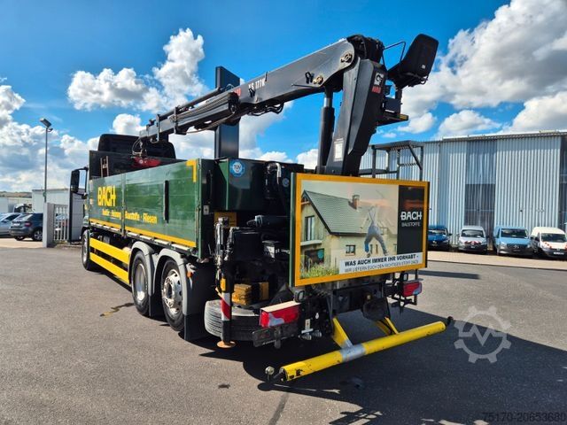 Камион со платформа MAN TGS 26.420 6x2-4 LL Hiab 177K PRO 2 Stück