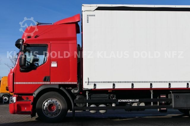 Камион со платформа и церада RENAULT DWide 18.320 Pritsche Plane Vollluft XL-Tank LBW