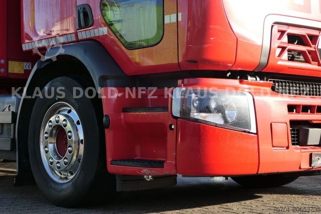 Камион со платформа и церада RENAULT DWide 18.320 Pritsche Plane Vollluft XL-Tank LBW