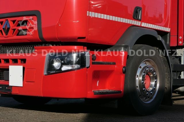 Камион со платформа и церада RENAULT DWide 18.320 Pritsche Plane Vollluft XL-Tank LBW