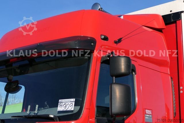 Камион со платформа и церада RENAULT DWide 18.320 Pritsche Plane Vollluft XL-Tank LBW