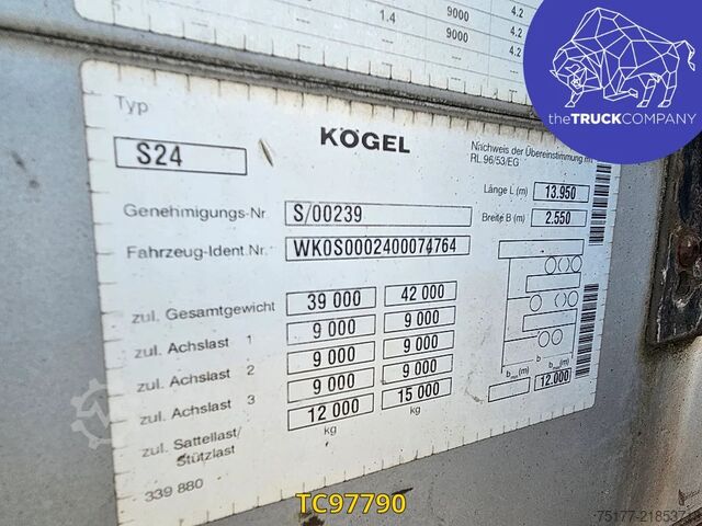 ผ้าใบกันน้ำแบบเลื่อน Kögel 