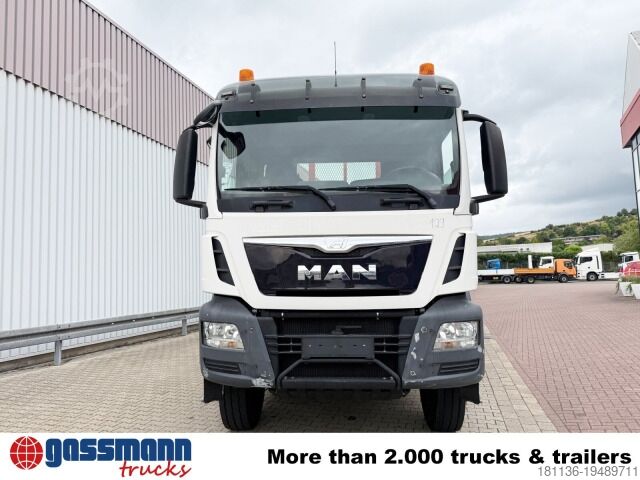 Truk flatbed MAN TGS 33.400 6x4 BB, Navi, Heckkran PK18002-EH C,