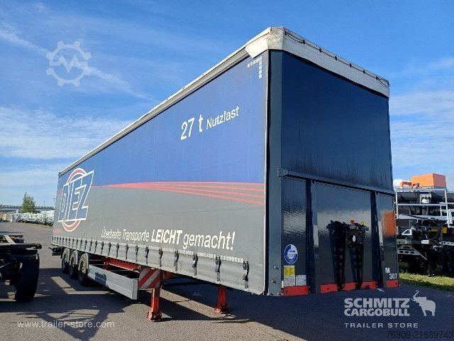 Brandalı açık yarı römork Berger Curtainsider Mega
