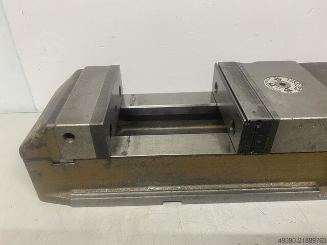 Mechanischer Hochdruck Maschinenschraubstock, Hochdruckspanner, Schraubstock, Spannstock, Kraftspann GRESSEL MHS 125-3b