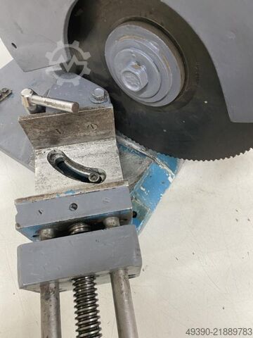 Gehrungs-Kaltkreissäge, Mobile Kappsäge, Stahlschnitt Kreissäge, Baustellensäge WMW (VEB DDR) Ø 300 mm