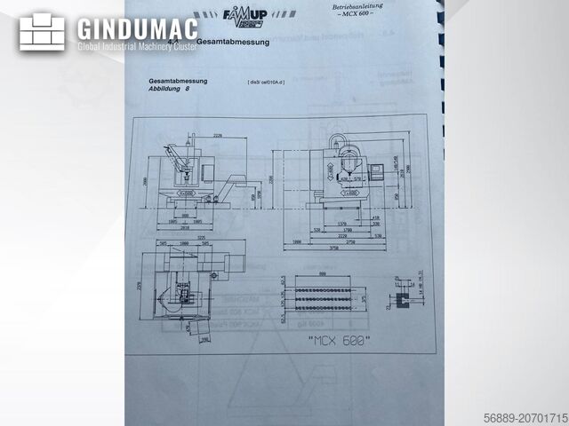 立式加工中心 FAMUP MCX 600