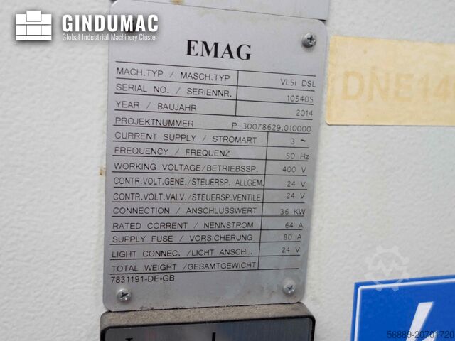 Vertical Turning Machine EMAG VSC 250
