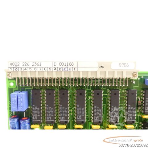 Componente Philips Philips 4022 226 2361 CENTR PROC 86-12 Karte SN: D 001188