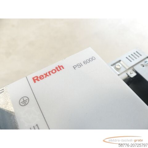 力士乐组件 Rexroth PSI63C0.779-L1-INCL MNR: R911174026 AA1 Umrichter SN: 7261402358650