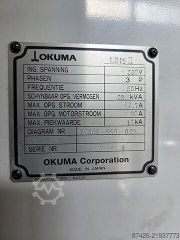 CNC tokarilica Okuma LB15II-M