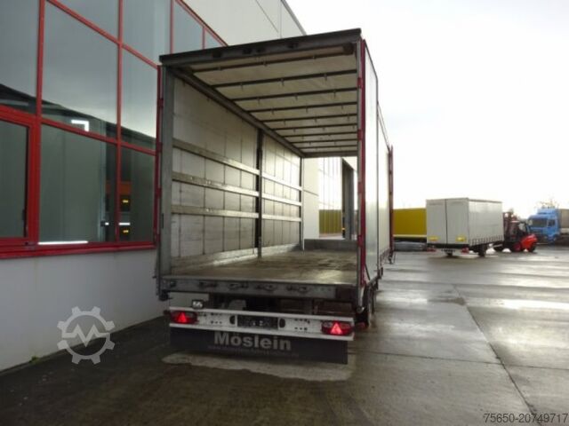 Відкритий причіп з тентом Möslein TP 11 Schwebheim  Tandem- Schiebeplanenanhänger zum Durchladen