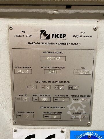 Máquina de oxicorte FICEP KR32SP