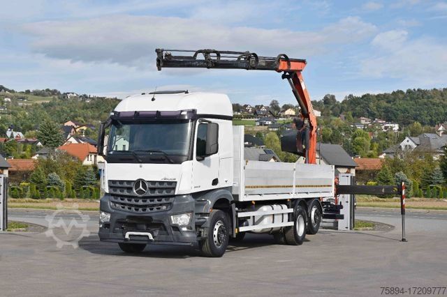 جرثقیل نصب‌شده روی کامیون MERCEDES-BENZ AROCS 2542* PK 13001-K B* TOPZUSTAND