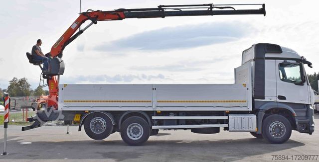 جرثقیل نصب‌شده روی کامیون MERCEDES-BENZ AROCS 2542* PK 13001-K B* TOPZUSTAND