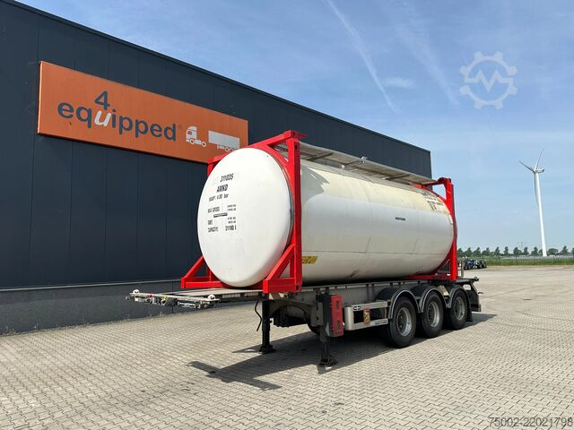 Prijevoz kontejnera Van Hool 20FT/30FT ADR CHASSIS + 20FT SWAP TANKCONTAINER...