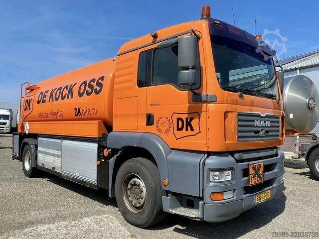 Xe bồn chở dầu MAN TGA 18.410 Dutch truck! 15000 L, 4 COMP ATCOMEX...