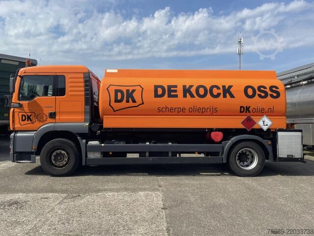 Xe bồn chở dầu MAN TGA 18.410 Dutch truck! 15000 L, 4 COMP ATCOMEX...
