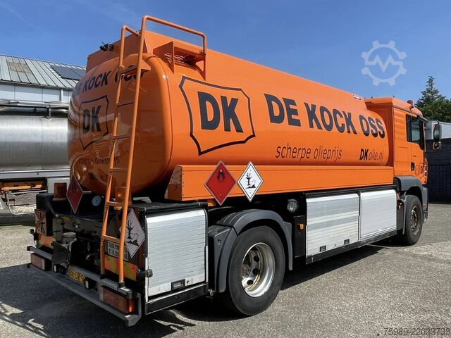 Xe bồn chở dầu MAN TGA 18.410 Dutch truck! 15000 L, 4 COMP ATCOMEX...