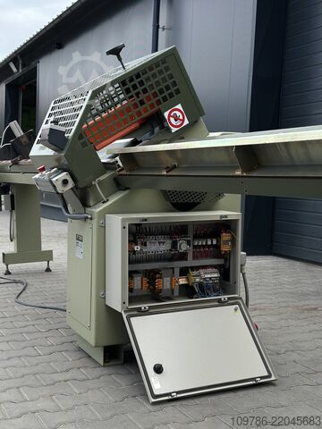 Поперечен трион OMGA T720 с лентов транспортьор OMGA T720