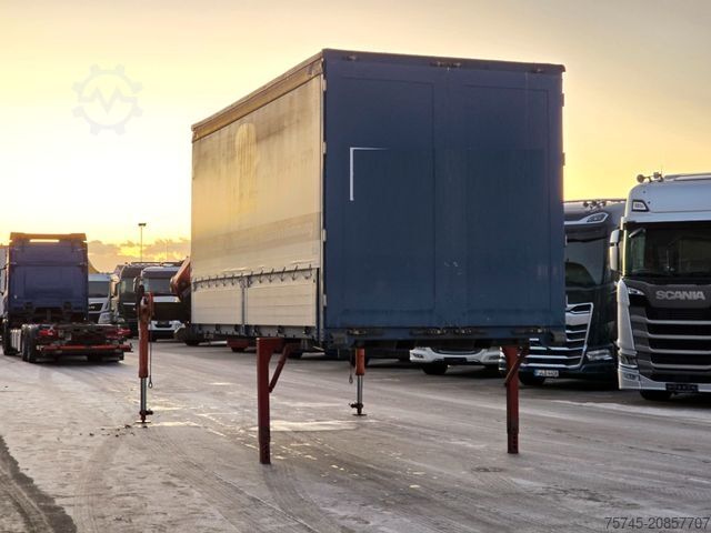 Semitrailer WECON AWD 218 * 2X VORHANDEN * ATLAS KRAN * REMOTE