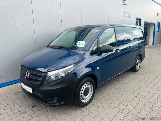 Slēgtais furgons MERCEDES-BENZ Vito 114 LANG KLIMA TEMPOMAT SCHRÄNKE/REGALE AHK