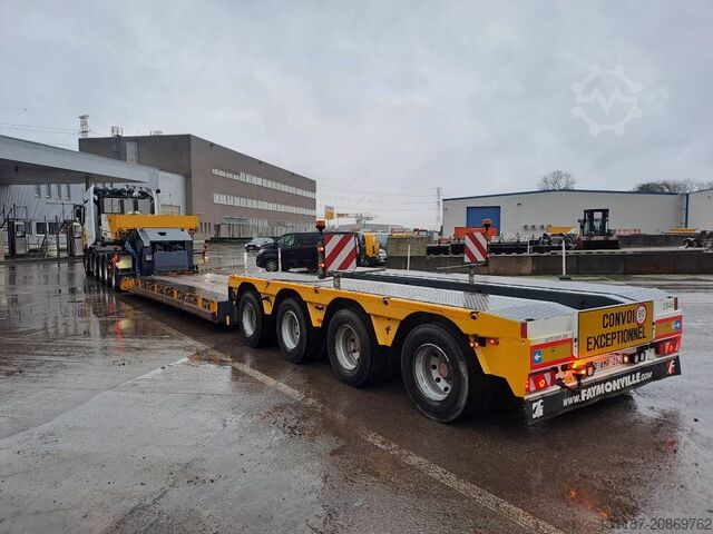Low loader Faymonville EURO MEGA-Z4H + 4158LS 8x4 (LOW hour readings)