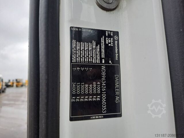 Poids lourds Mercedes-Benz 4158LS 8x4 + Euro Mega 1+4 (Low hour readings)