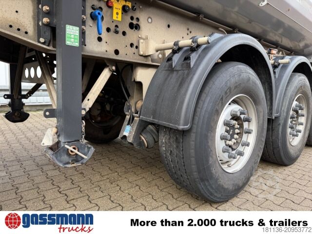 Savivartis puspriekabė Schmitz SKI 24 SL 7.2, Stahlmulde ca. 24m³, Liftachse