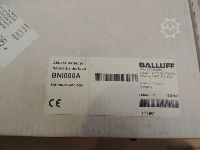 PROFIBUSMODUL BALLUFF BNI000A 16DE/16DA BNIPBS-302-000-Z001