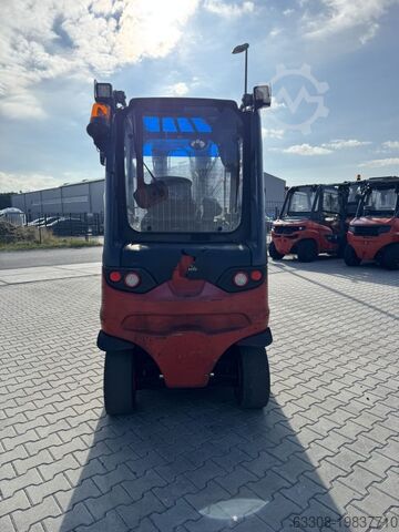 Elektrisk 4 -hjulig gaffeltruck Linde E50HL-01 Batterie 2024