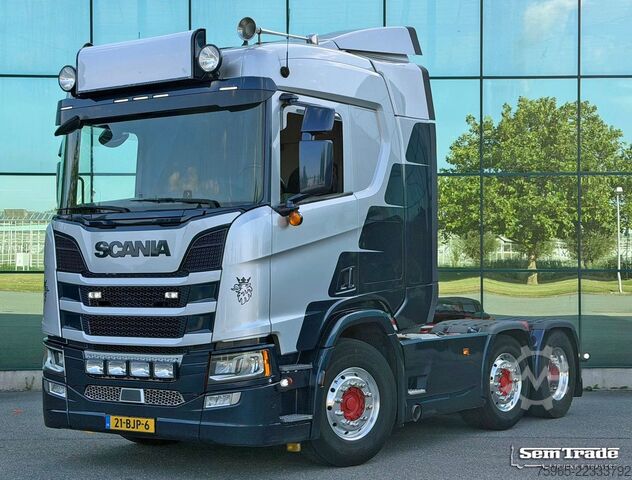 Стандартен влекач SCANIA R410 HIGHLINE 6X2 TWINSTEER 2X TANKS 871.000 KM