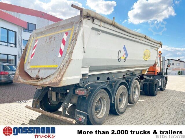 Полуприцеп-самосвал Meiller MHPS 12/27 NOSS2, Stahlmulde ca. 26m³, Liftachse