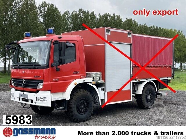 هيكل الشاحنة Mercedes-Benz Atego 1118/23 4x4 AF