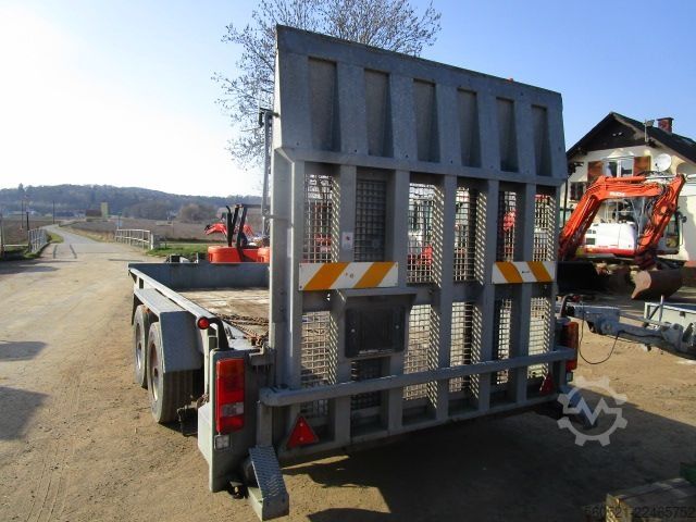 Schwerlastanhänger Müller Tandemanhänger mit 8 Ton. NL mit Rampe