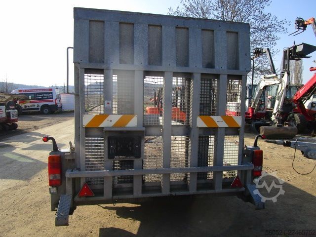 Schwerlastanhänger Müller Tandemanhänger mit 8 Ton. NL mit Rampe