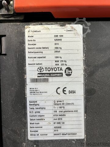 SWE 120 S * Atex EX * Mitrex 2D / Cona 21 !! NOVA baterija !! BT SWE 120 S * Atex EX * Mitrex 2D / Zone 21 !! NEW battery !!