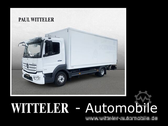 Furgons ar kasti MERCEDES-BENZ Atego 818 4x2/KLIMA/LBW 1.0 TO./AHK ZAA/D.-LUKE