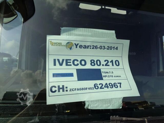 Stumdomas tentas Iveco Eurocargo 80EL21 Manual + Euro 6 + Dhollandia Lift
