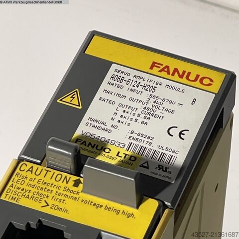 Elektronika / PLC valdymas FANUC A06B-6124-H205