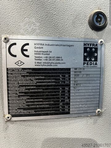Sistema de refrigeración HYFRA VWK 270-DE