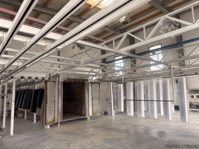 Kompletna linia do malowania proszkowego 6,5 m ROMER 